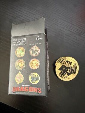 How To Train Your Dragon Loungefly 2-Inch Collectible Pin- confirmed: toothless